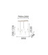 Odeon Bar Pendant Ceiling Light White 6x LED 5500lm 3000K-2