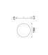 Oracle Slim 70cm Non Dim 3000K Round Integrated LED Semi Flush Ceiling Light Brass 4350lm-2