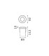 Rocket 9cm Outdoor Recessed Ground Light Steel 1x LED 900lm 3000K IP67 - Driver Required-2