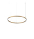 Oracle Slim 50cm Non Dim 3000K Round Integrated LED Pendant Ceiling Light Brass 3250lm-1