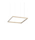 Oracle Slim Square Non Dim 3000K Round 50cm Integrated LED Pendant Ceiling Light Brass 3050lm-1
