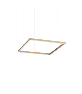 Oracle Slim Square Non Dim 3000K Round 50cm Integrated LED Pendant Ceiling Light Brass 3050lm-1