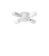 Set Up Multi Arm Semi Flush Ceiling Lamp White 4x E27-1