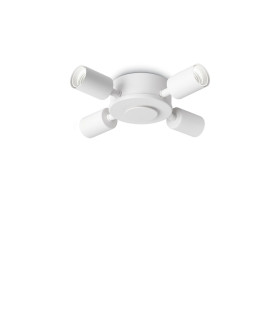 Set Up Multi Arm Semi Flush Ceiling Lamp White 4x E27-1