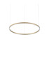 Oracle Slim 70cm Non Dim 3000K Round Integrated LED Pendant Ceiling Light Brass 4350lm-1