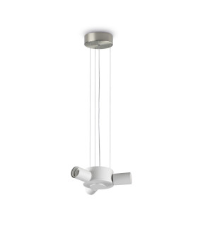 Set Up Multi Arm Pendant Ceiling Light Nickel 3x E27-1
