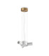Set Up Multi Arm Pendant Ceiling Light Brass 3x E27-1