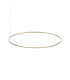 Oracle Slim 150cm Non Dim 3000K Round Integrated LED Pendant Ceiling Light Brass 9300lm-1