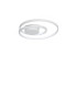 Oz Integrated LED Semi Flush Ceiling Light White 4350lm 3000K-1
