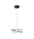 Set Up Multi Arm Pendant Ceiling Light Black 4x E27-1