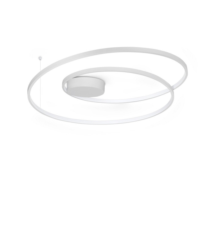 Oz Integrated LED Semi Flush Ceiling Light White 6100lm 3000K-1