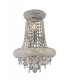Wall Lamp Large 3 Light Polished Chrome, Crystal - 1