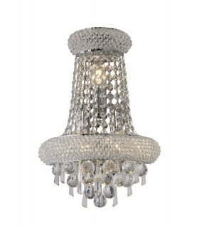 Wall Lamp Large 3 Light Polished Chrome, Crystal - 1