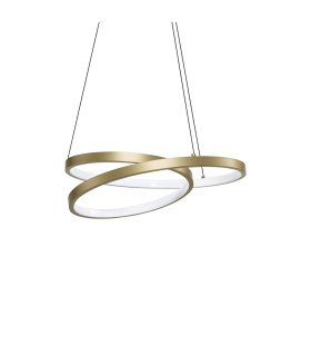 Oz Integrated LED Pendant Ceiling Light Brass 4350lm 3000K-1