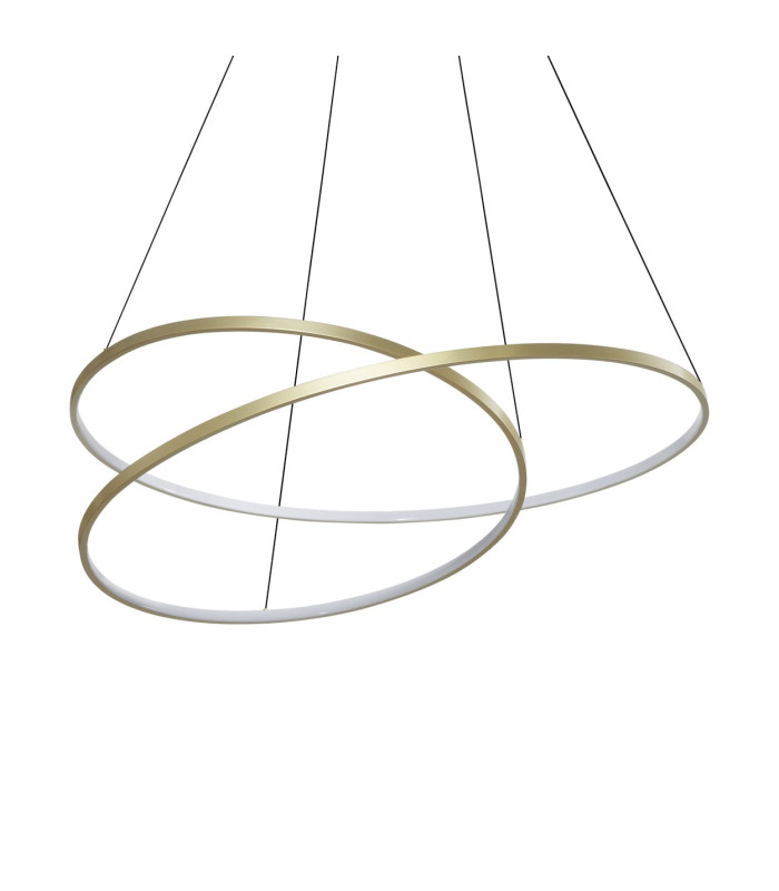 Oz Integrated LED Pendant Ceiling Light Brass 8300lm 3000K-1