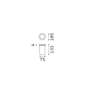 Park Round Outdoor Recessed Ground Light Steel 1x GU10 IP67-2