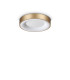 Planet 30cm Integrated LED Semi Flush Ceiling Light Brass 1350lm 3000K-1