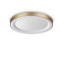 Planet 60cm Integrated LED Semi Flush Ceiling Light Brass 2650lm 3000K-1