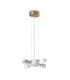 Set Up Multi Arm Pendant Ceiling Light Brass 4x E27-1