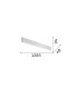 Steel Integrated LED Wall Lamp Black 3550lm 3000K Dimmable-2