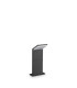 Style 30cm Outdoor Pedestal Light Anthracite 1x LED 950lm 3000K IP54-1