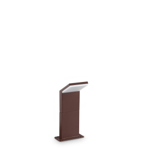Style 30cm Outdoor Pedestal Light Coffee 1x LED 950lm 3000K IP54-1
