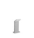 Style 30cm Outdoor Pedestal Light Grey 1x LED 950lm 3000K IP54-1