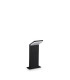 Style 30cm Outdoor Pedestal Light Black 1x LED 950lm 3000K IP54-1