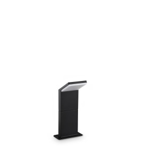 Style 30cm Outdoor Pedestal Light Black 1x LED 950lm 3000K IP54-1