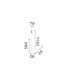 Tubix Slim Pendant Ceiling Light White 1x LED 850lm 3000K-2