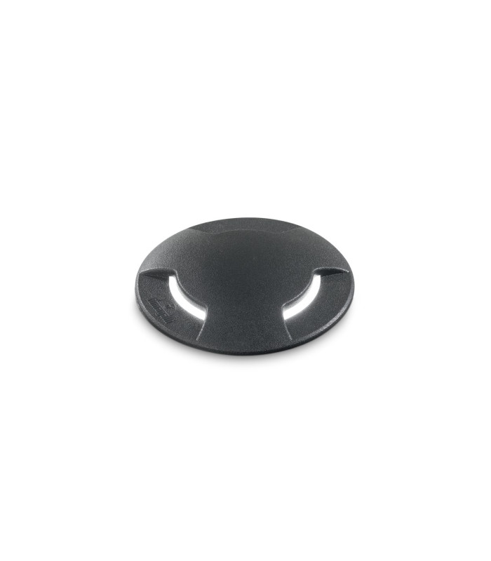 Way 12cm Round 3 Direction Outdoor Recessed Ground Light Black 1x GX53 IP67-1