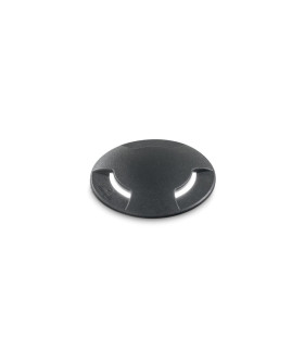 Way 9cm Round 3 Direction Outdoor Recessed Ground Light Black 1x GU10 IP67-1