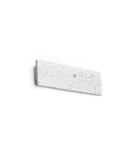Zig Zag Rectangle Integrated LED Wall Lamp Cement 1300lm 3000K-1