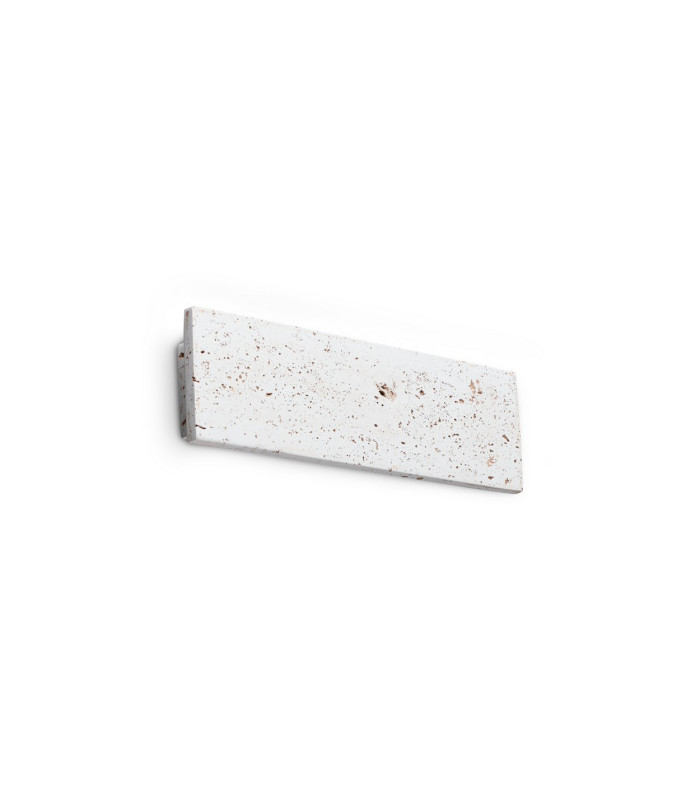Zig Zag Rectangle Integrated LED Wall Lamp Cement 1300lm 3000K-1