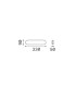 Zig Zag Oval Integrated LED Wall Lamp White 1300lm 3000K-2