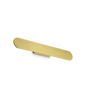 Zig Zag Oval Integrated LED Wall Lamp Brass 2350lm 3000K-1