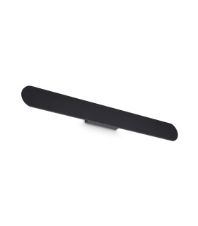 Zig Zag Oval Integrated LED Wall Lamp Black 3100lm 3000K-1