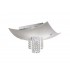 Flush Ceiling 5 Light Polished Chrome, Glass, Crystal - 1