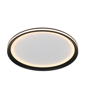 Artizo 42cm LED Semi Flush Ceiling Light Black 3000/4000/6000K-1