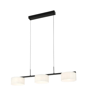 Austis Bar Pendant Ceiling Light Black 3000/4000/6000K 3xLED-1