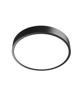 Botta 30cm Bathroom Ceiling Light Black 2800/4000/6000K IP44-1