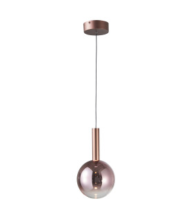 Camino Globe Pendant Ceiling Light Copper 3000K Warm White 3 Step Dimmable-1