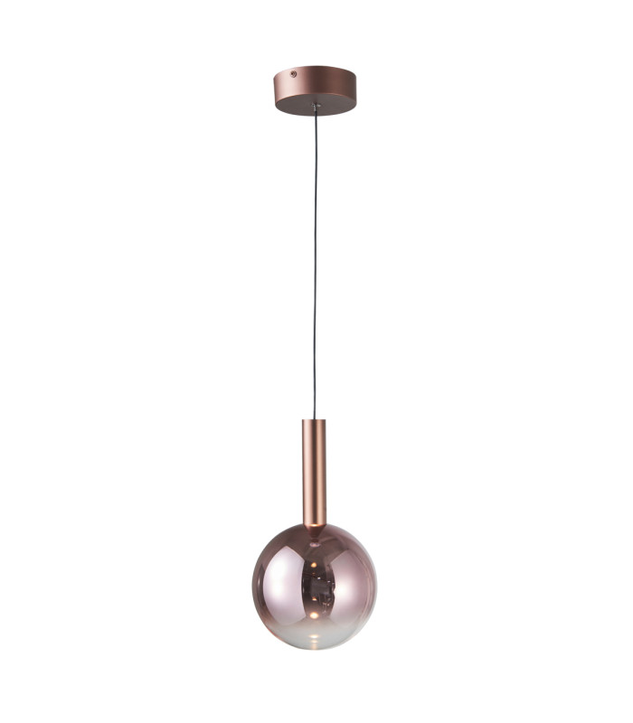 Camino Globe Pendant Ceiling Light Copper 3000K Warm White 3 Step Dimmable-1