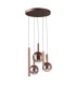 Camino Cluster Pendant Ceiling Light Copper 3000K Warm 3 Step Dimmable 5xLED-1