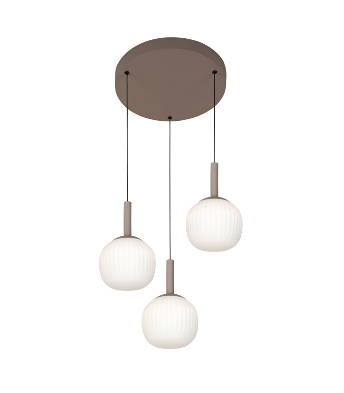 Montes Cluster Pendant Ceiling Light Brown 3000/4000/6000K 3xLED-1