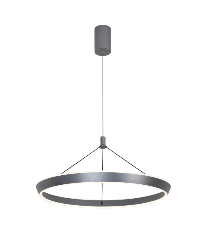 Ottana 60cm LED Pendant Ceiling Light Grey 3000/4000/6000K-1