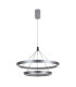 Ottana Twin Ring LED Pendant Ceiling Light Grey 3000/4000/6000K-1