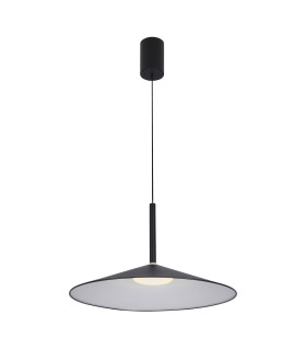 Sardena 48cm Dome Pendant Ceiling Light Black 3000/4000/6000K-1