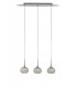 Ceiling Pendant 3 Light Line Polished Chrome, Clear Glass - 1