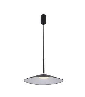 Sardena 38cm Dome Pendant Ceiling Light Black 3000/4000/6000K-1